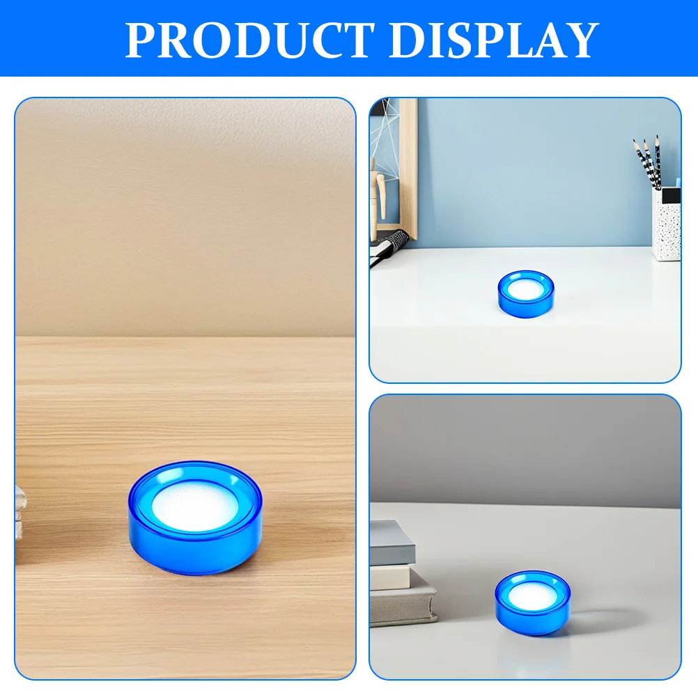 4pcs Finger Moistener For Counting Money Sponge Cup Design Cash Handling Bank Office Use Desktop Sponge For Sorting Paper Stamp