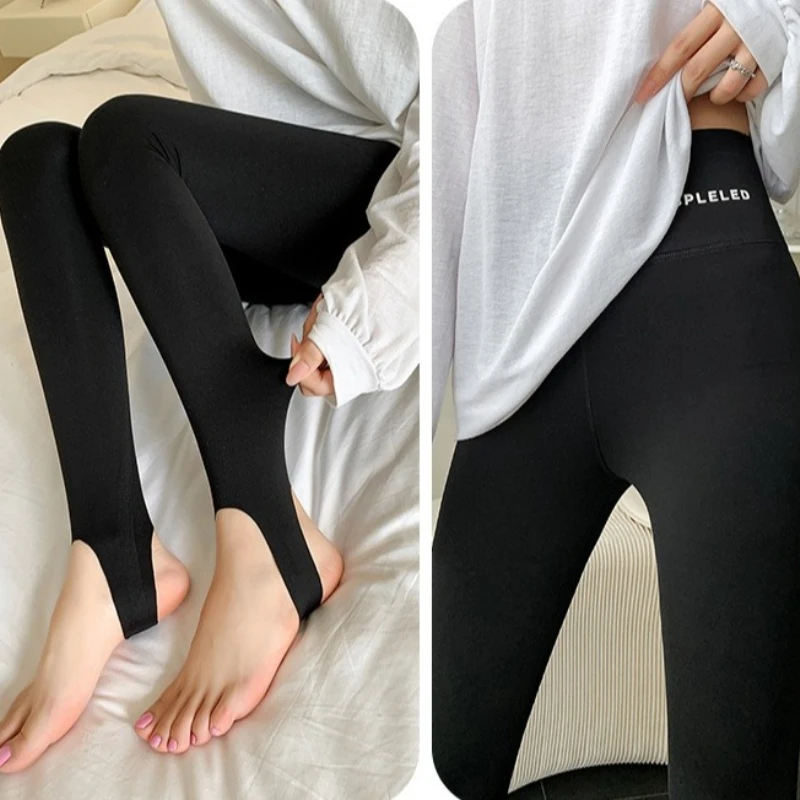 Women Leggings Warm Sexy Elastic Pantyhose Female High Waist Slim Tight Pants Sport Leggings Women Casual Chic Women's Clothing