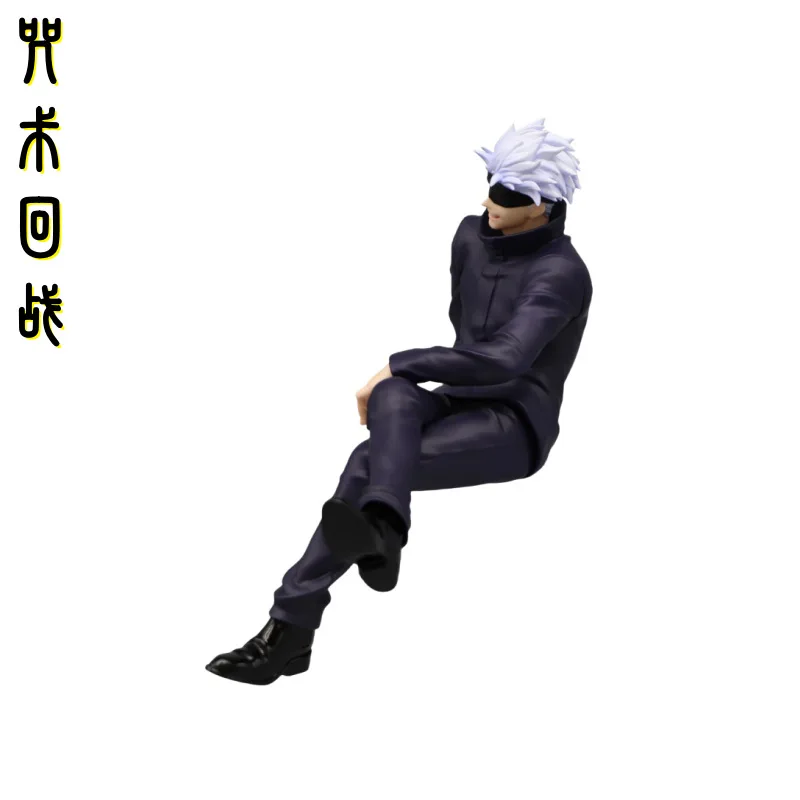 13 سنتيمتر انمي ياباني Jujutsu Kaisen الشكل جوجو ساتورو عمل الشكل البلاستيكية نموذج اللعب تحصيل تمثال المعكرونة سدادة الاطفال هدية