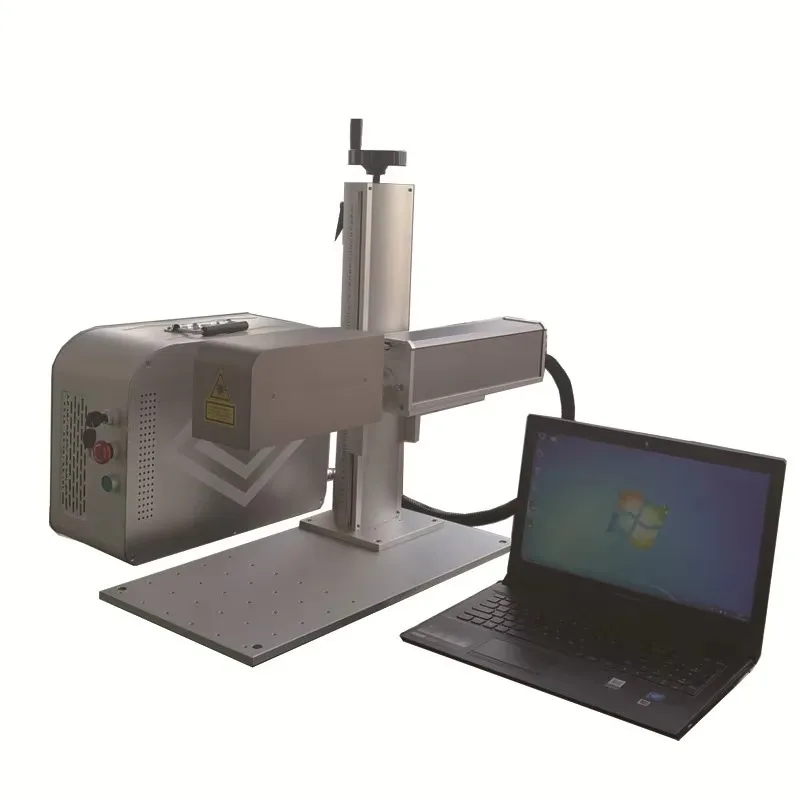 

Fiber Laser Marking Machine 3D 30w 50w Small Mini Portable Size Color Fiber Marking Laser Machine for Gold Jewelry Metal Plastic