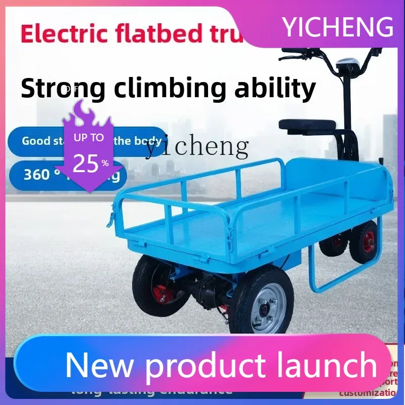 b20electric flat truck, load king upside down donkey factory farm logistics four-wheel snack truck