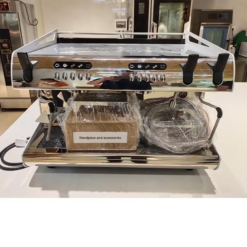 9 Bar Pressure Semi Automatic Espresso Machine Dual Steam Wand 14L Boiler Commercial Household Coffee Maker Equipment