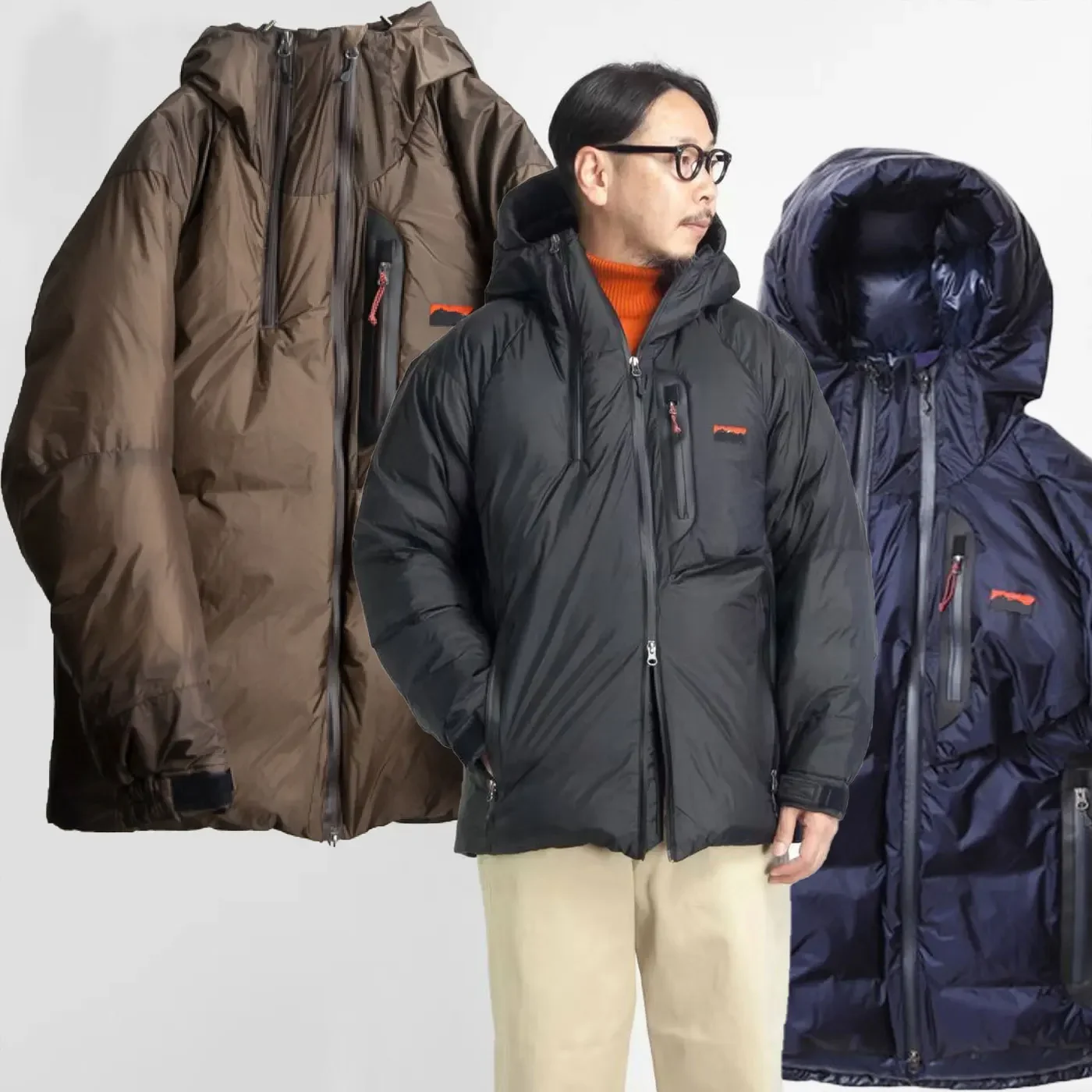 

N@NGX outdoor function 90 white duck down lightweight hooded down jacket 600 pod