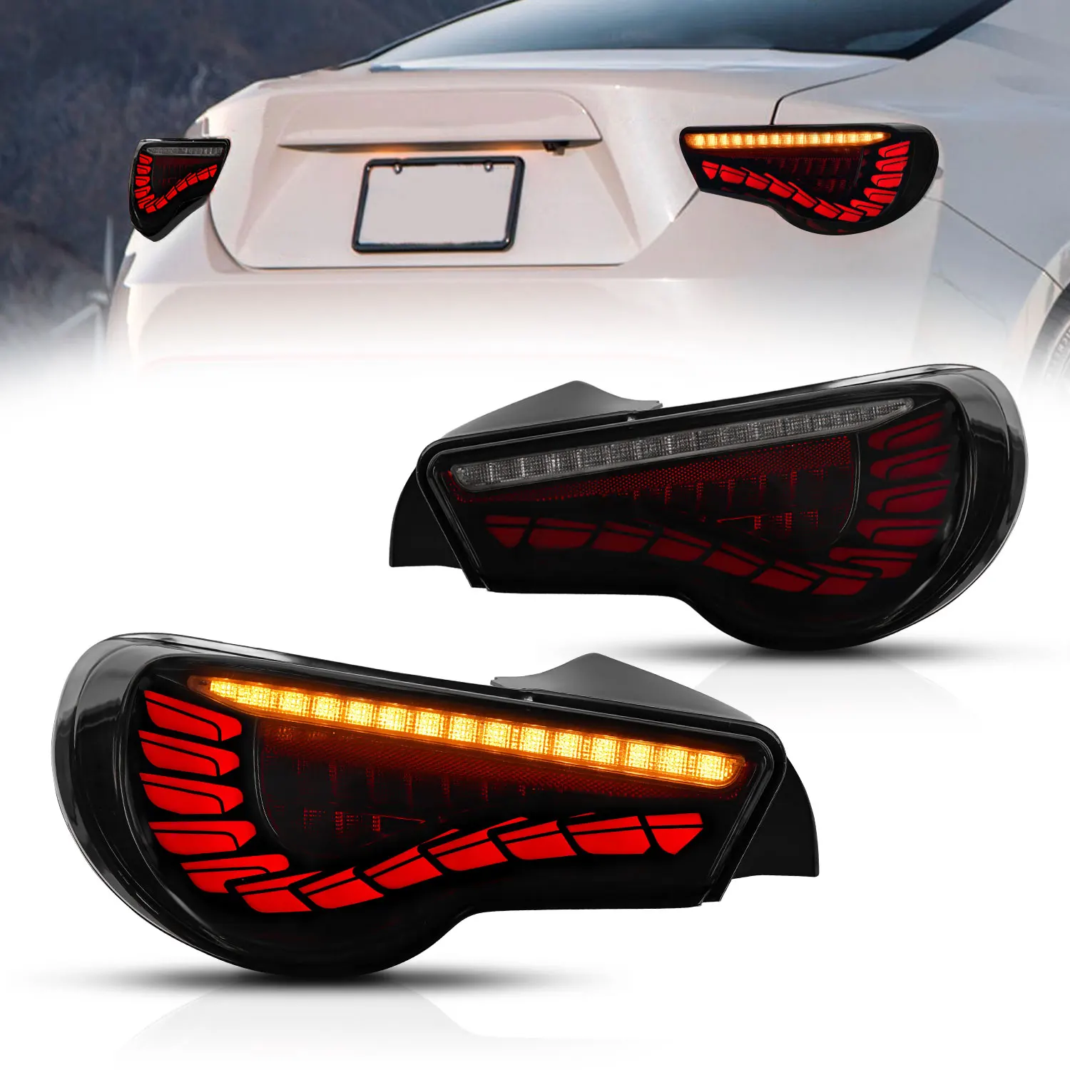 Xds Archaic New Car Rear Light Full Led With Sequential Turning Signal For  86 GT86 2013-2020 Scion FR-S Subaru BRZ Tailli