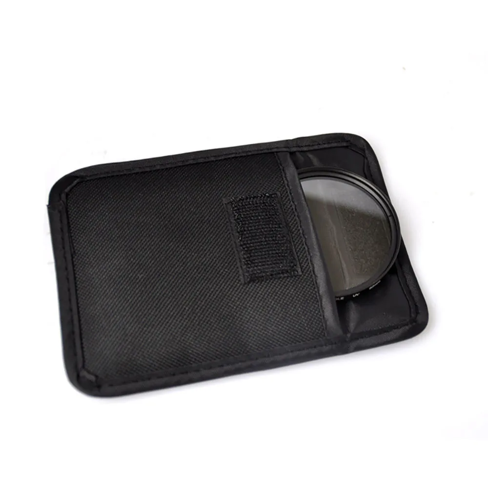 1 2 3 4 6 Slot Foldable Lens Filter bag Pouch Case For UV CPL ND Color Filter Wallet  Adapter Ring Storage Bag Holder New