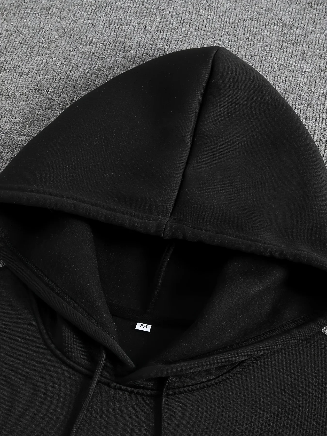 الرجال الخريف والشتاء الكرتون إلكتروني طباعة مقنعين الصوف البلوز تنوعا عارضة فضفاض هوديي