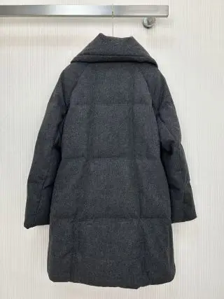 

2025 Women's Clothing Stand collar warm down mid-length coat 1025