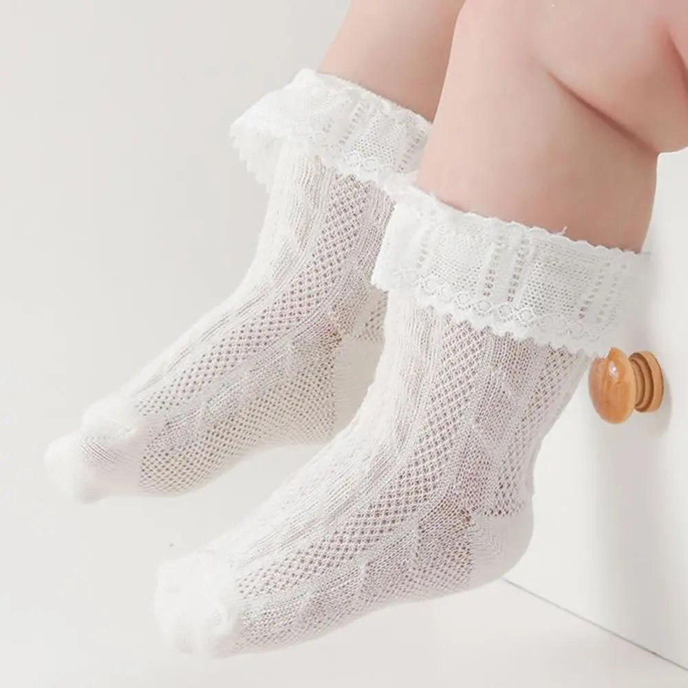 

Summer baby breathable socks baby lace mesh socks baby socks Princess cotton socks