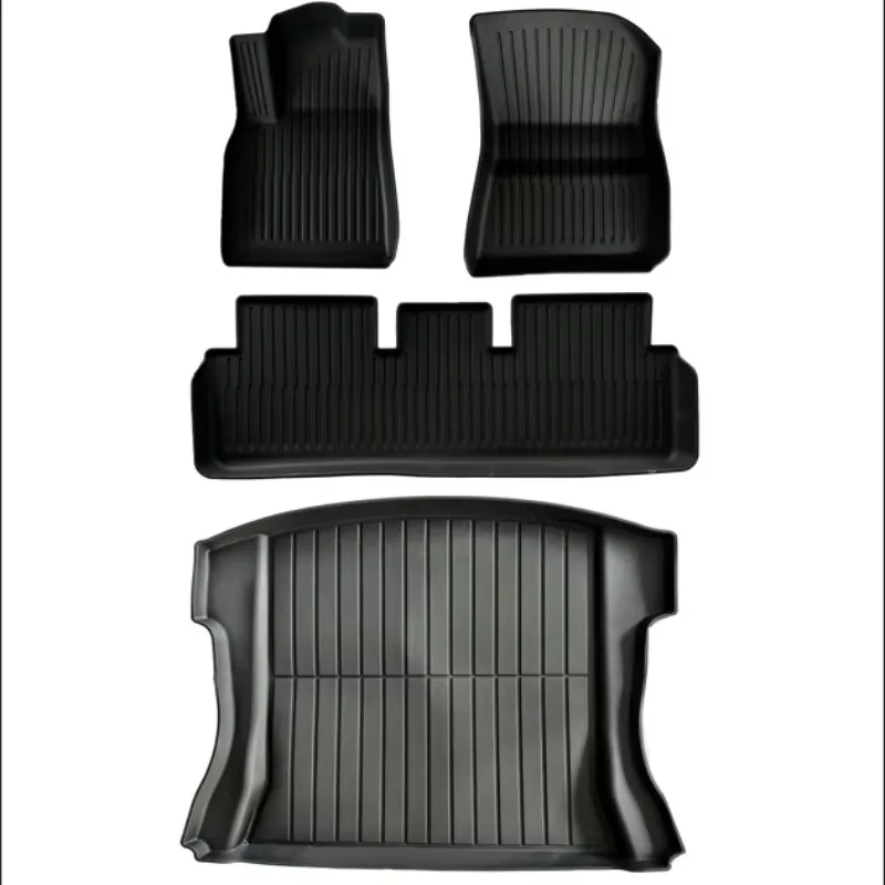 

Car Mats TPU Material for 2020-2024 logo Add Custom Manufacturer Tsla 3 Modl Y