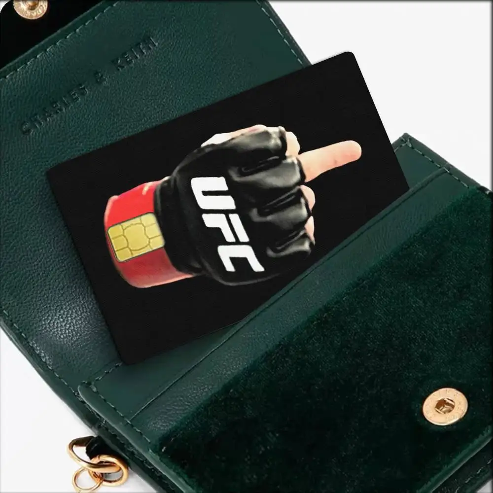 Combat UFC Logo   Waterproof Film Skin Cover Credit Card Stickers Debit Front Bank Bus Pass - view 5