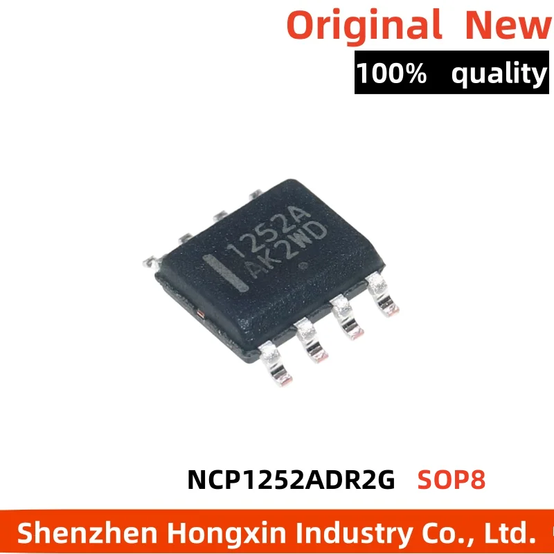 

10 pieces of NCP1252AR2G silk screen 1252A SOP-8 power switch chip IC
