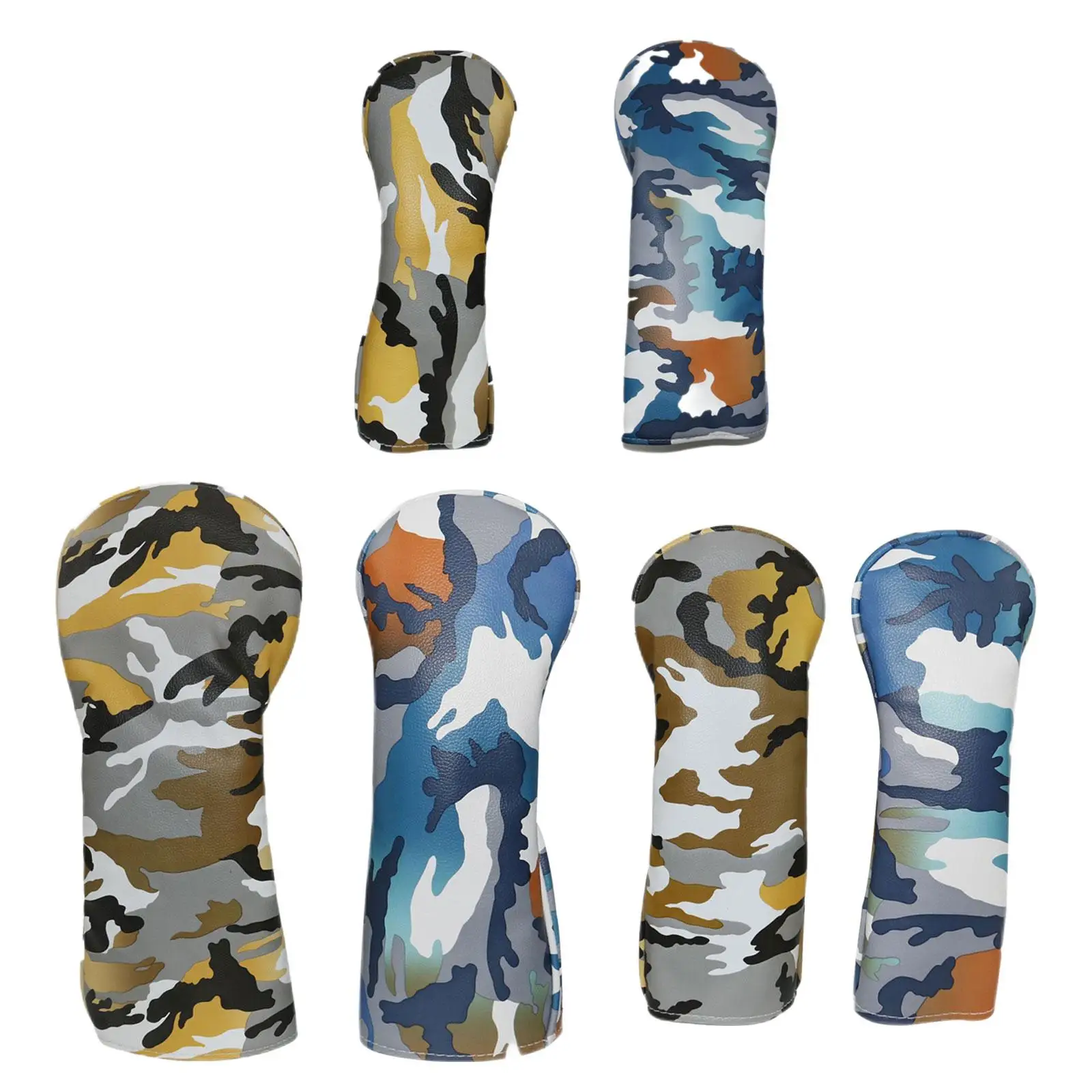 Golfschlägerhauben für Golfschläger, Golfschlägerhauben, elastisch, mit PU-Schutz