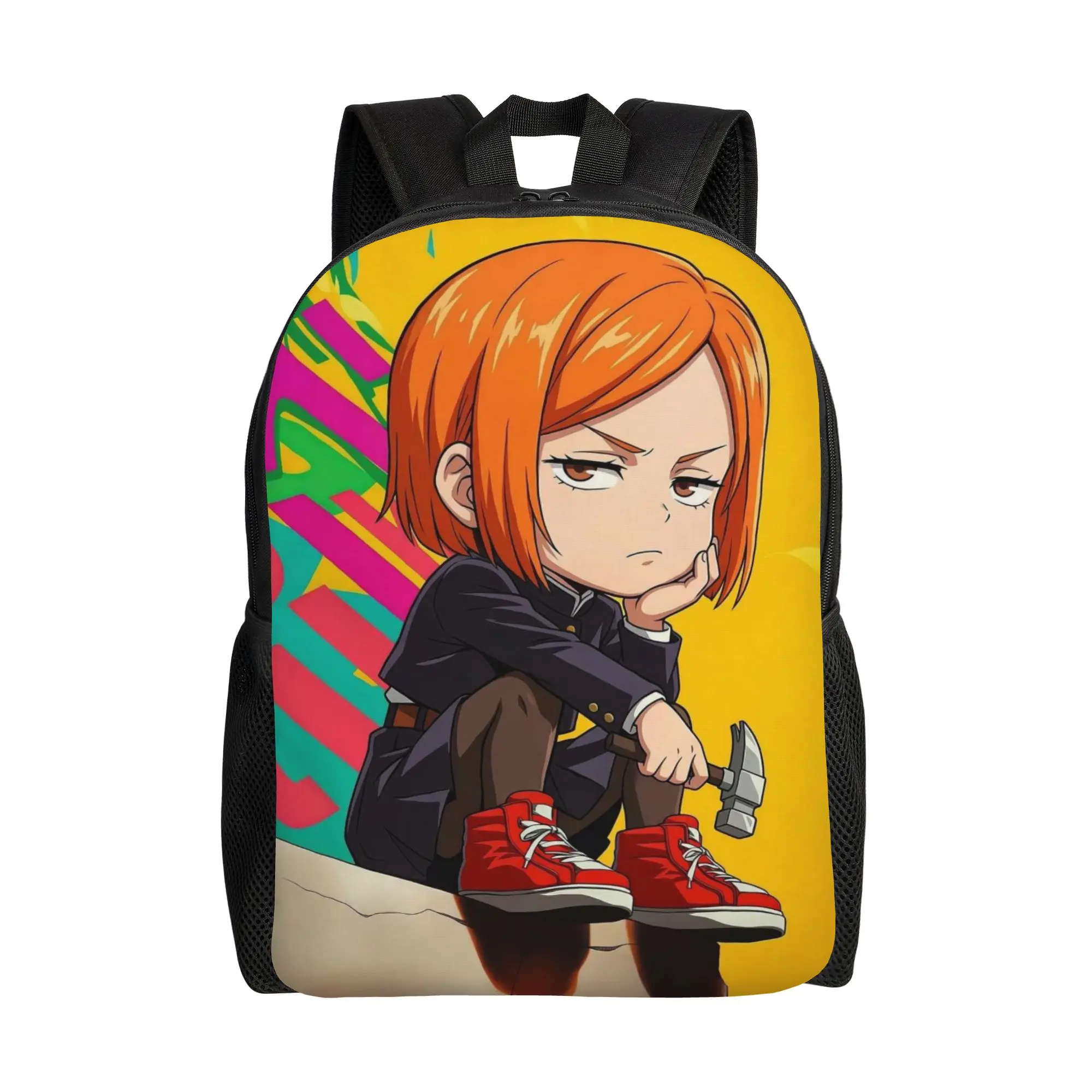 

Jujutsu Kaisen Handbag Back to school season Nobara Kugisaki (9) Solid Backpack