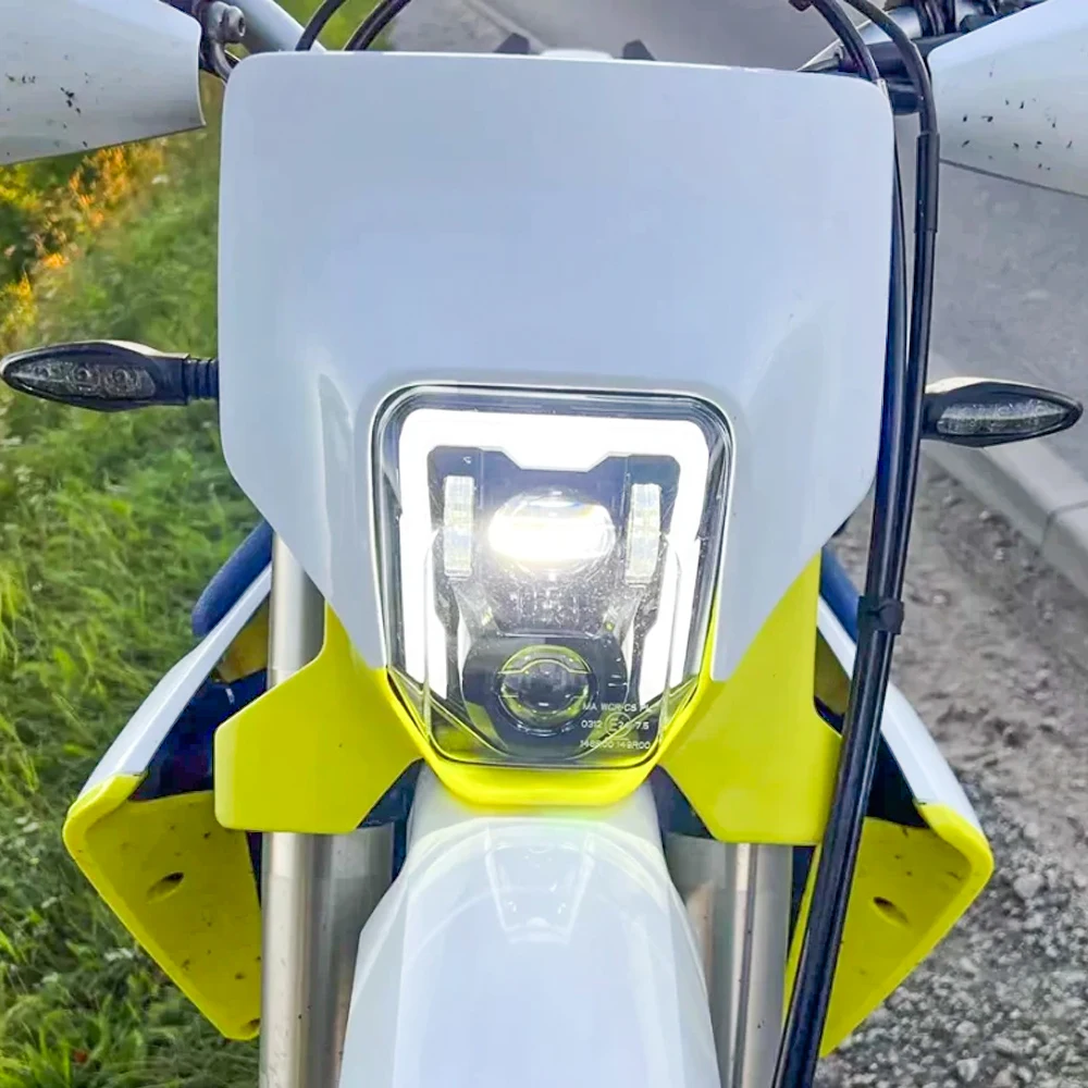 LED Headlight Headlamp For Husqvarna 701 Enduro Supermoto 2016-2024 E24 E-mark Motorcycle Head Light  Lamp W/ DRL