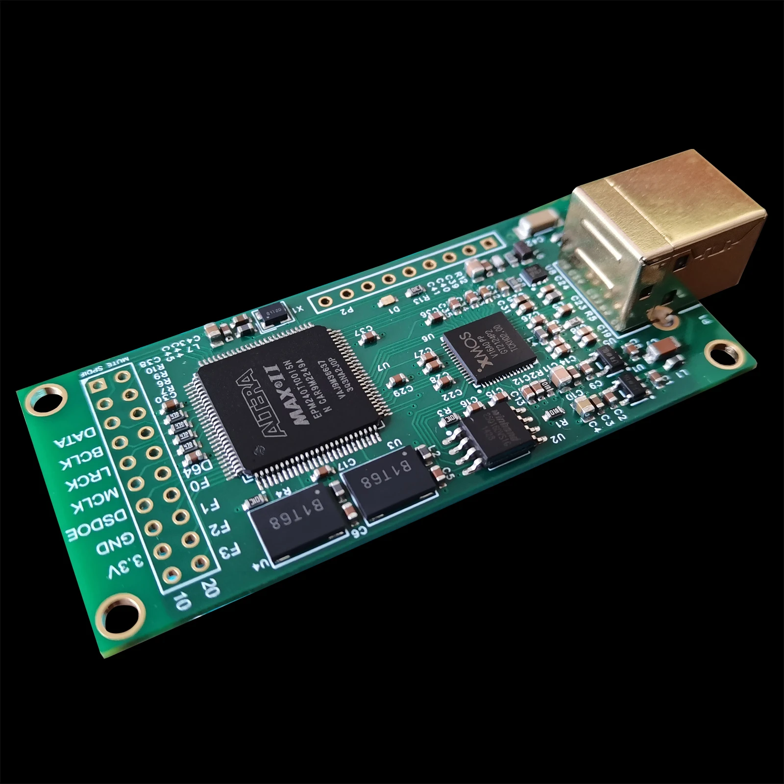 XMOS XU316 USB digital interface I2S/IIS MQA compatible with Amanero DSD512/PCM768