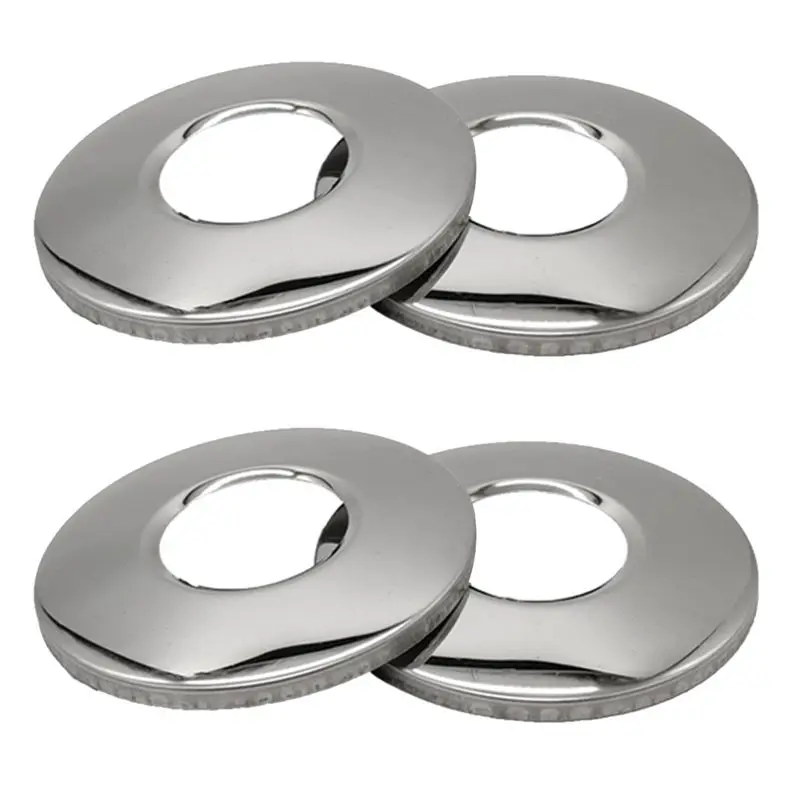 HOES-4Pack Pool Ladder Escutcheon,Stainless Steel Escutcheons Plates For Pool Handrail,Pool Handrail Covers For Inground Pool