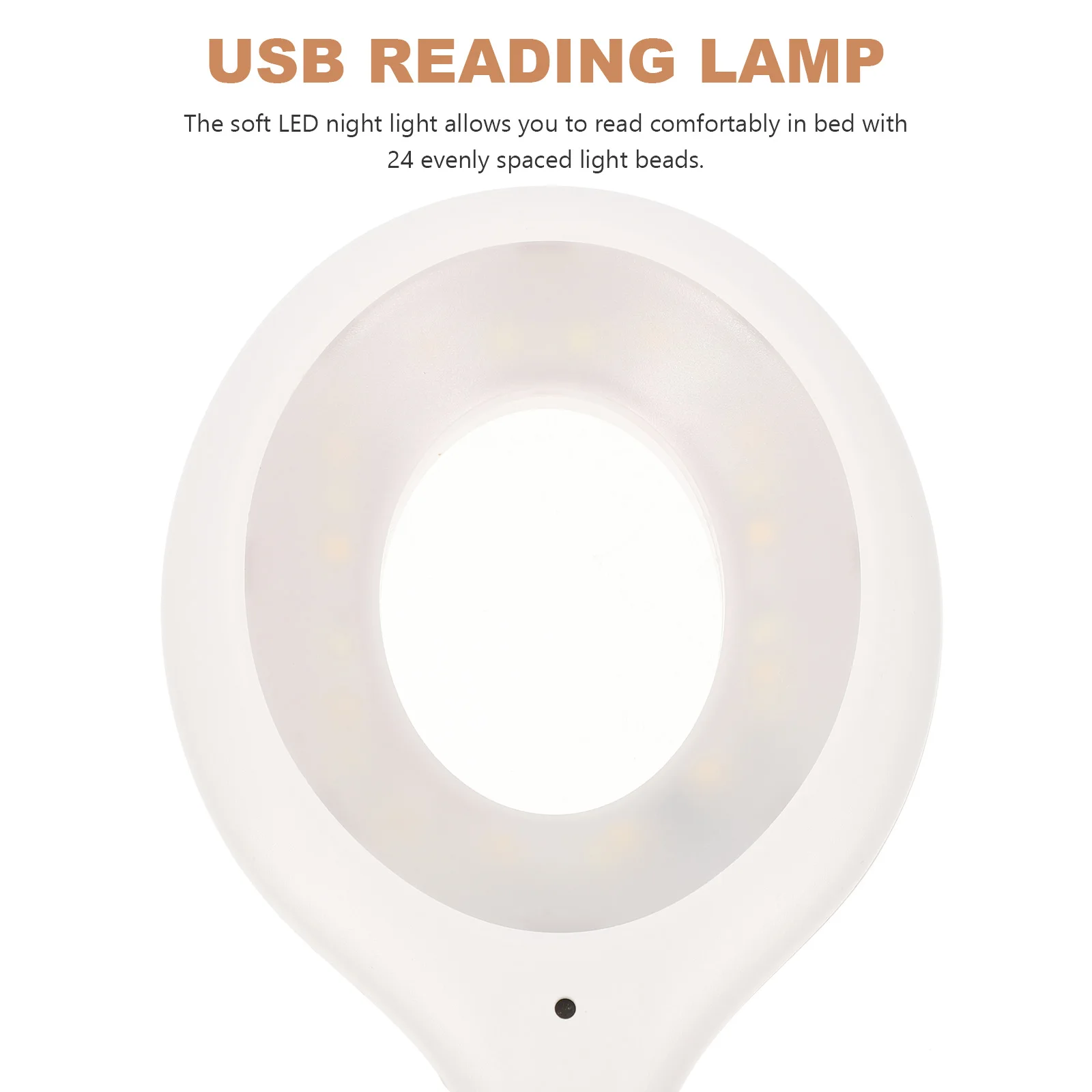 

Voice Control Reading Bedside Usb Night Lamp Flexible Gooseneck Led Light For Bedroom Dorm Study Dimmable Portable Soft Light