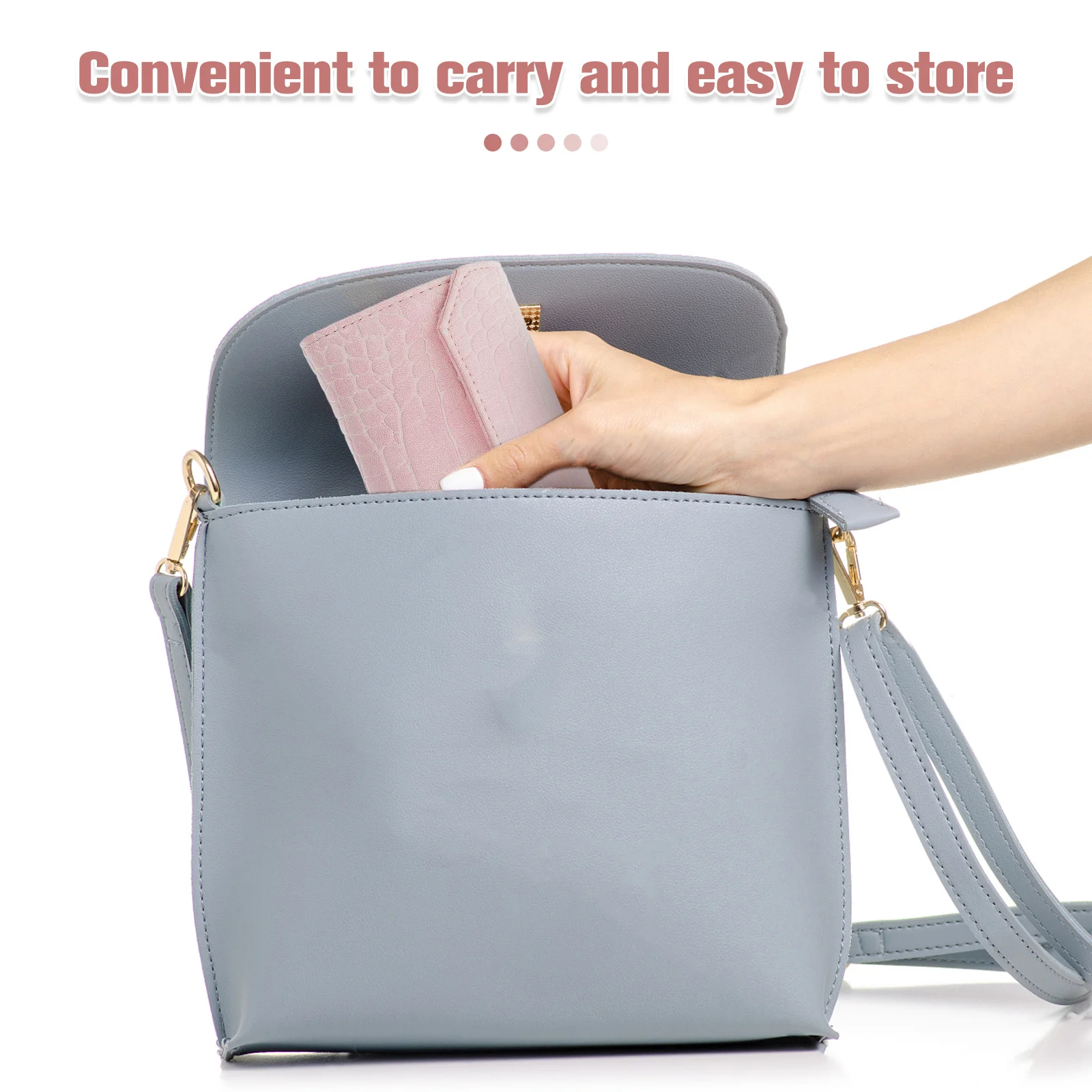 Portable Jewelry Organizer Travel Case Multi-Function Jewelry Holder Roll Lightweight Earring Organizer Pouch for Travel Use