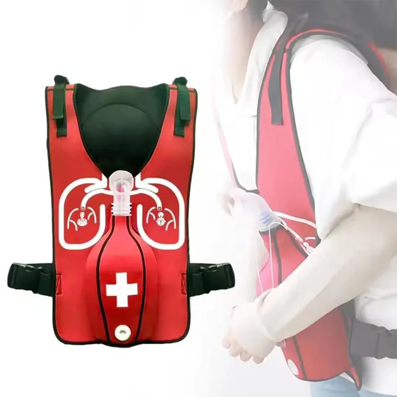 Adult/Child Heimlich Training Vest Wearable Tracheal Obstruction First Aid Training Practice Teaching Accessory