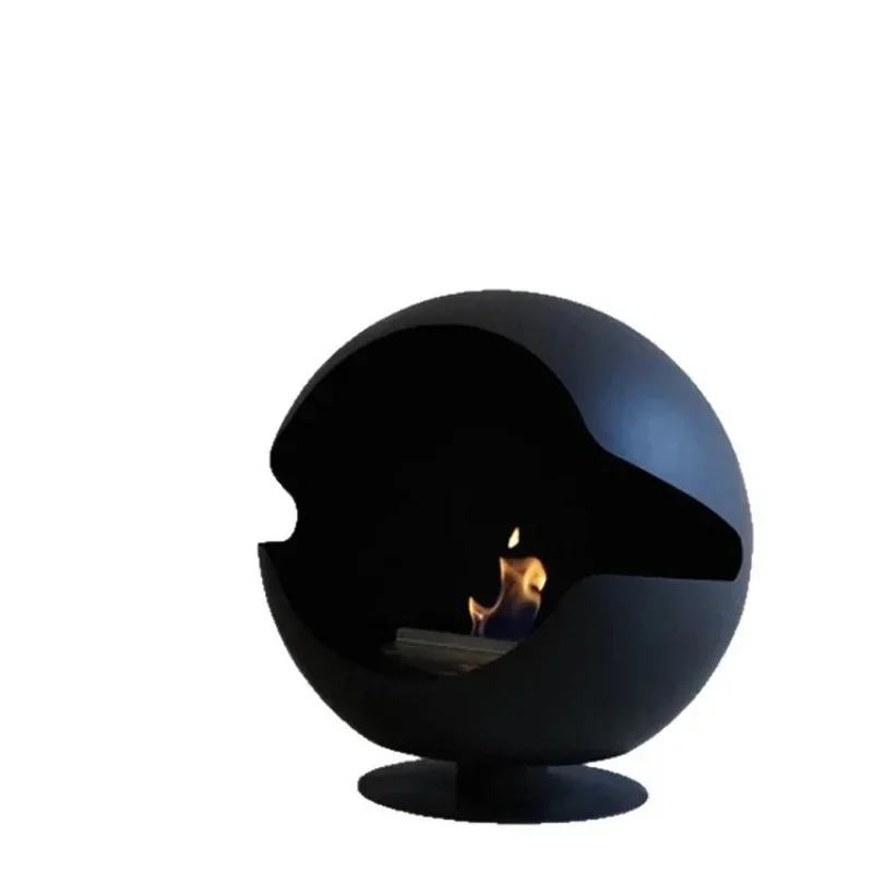 Modern French Independent Ethanol Fireplace True Flame Bioethanol Fire Heater