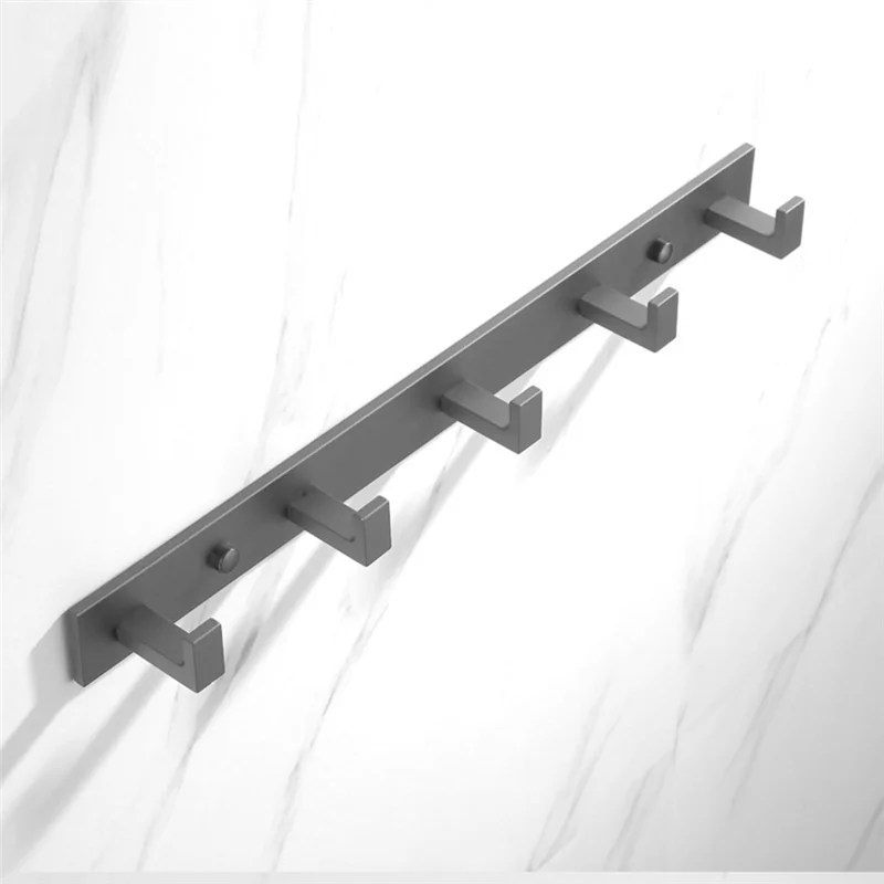 

B28C-Bathroom Hardware Clothes Hook Wall-Mounted Clothes Coat Hanger Towel Storage Space
