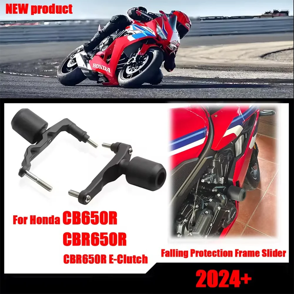 

CBR650R 2024 For Honda CB650R CBR650R E-Clutch 2024 Motorcycle Falling Protection Frame Slider Fairing Guard Crash Pad Protector
