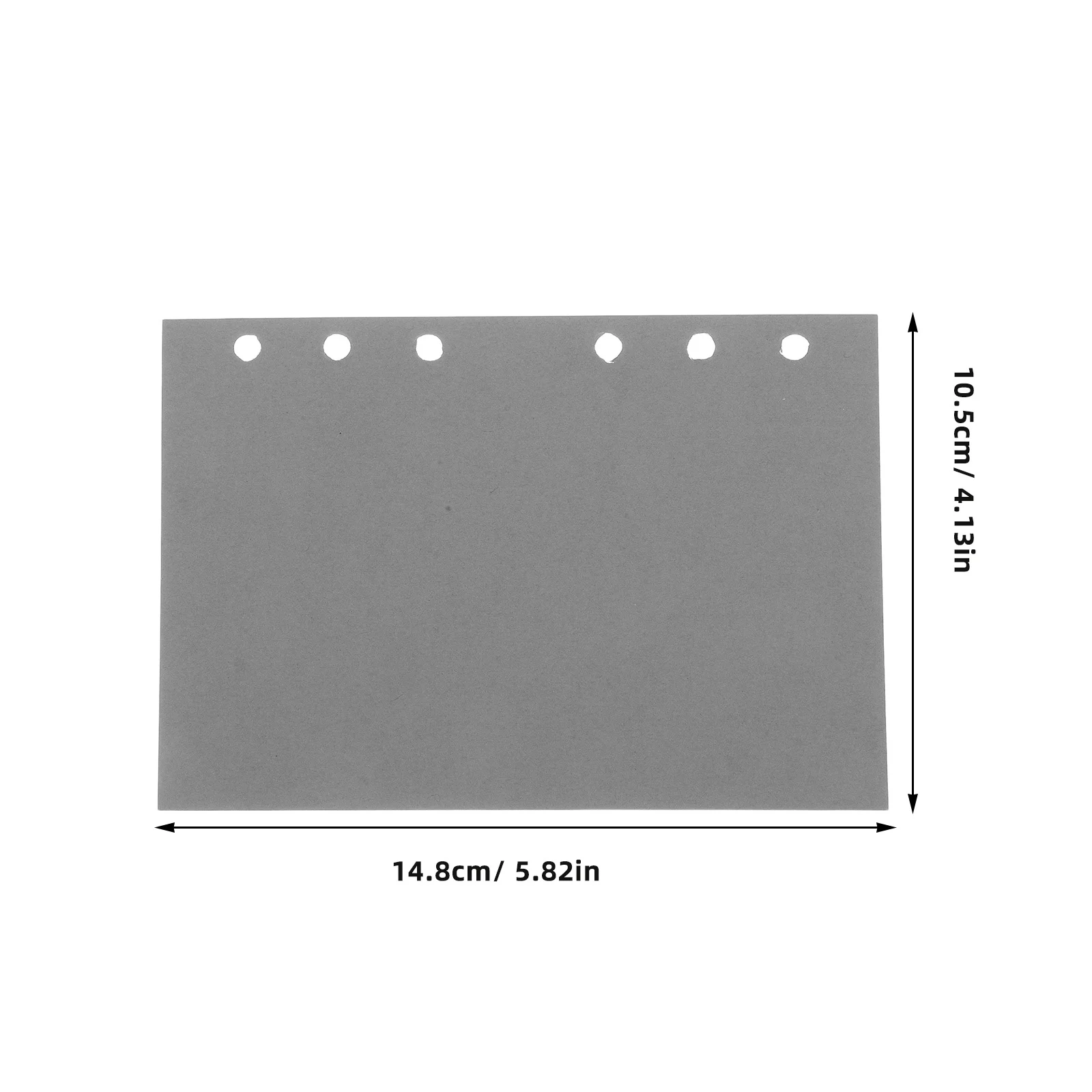 40 pezzi A6 raccoglitore a 6 anelli carta di ricarica foderata spessa cancelleria facile organizzazione formato portatile per forniture scolastiche e per ufficio