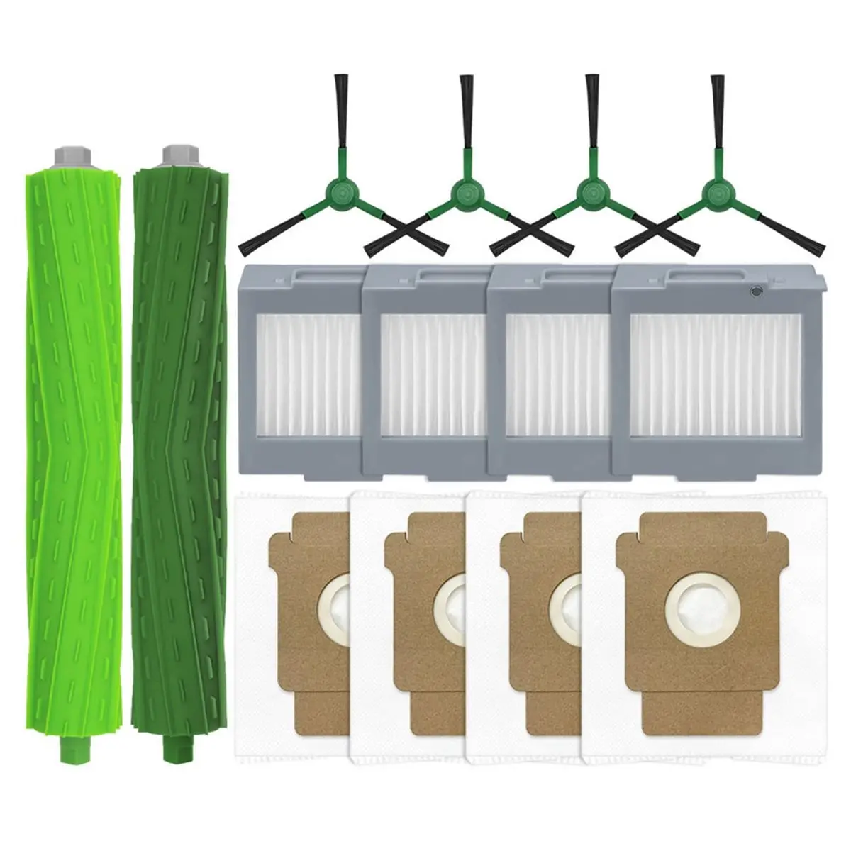 T794C◐◆◀♥For Romba Plus 504 Vac / Romba Max 705 Vac Spare Parts Accessories Side Brush HEPA Filter Dust Bag 【Buy Now】