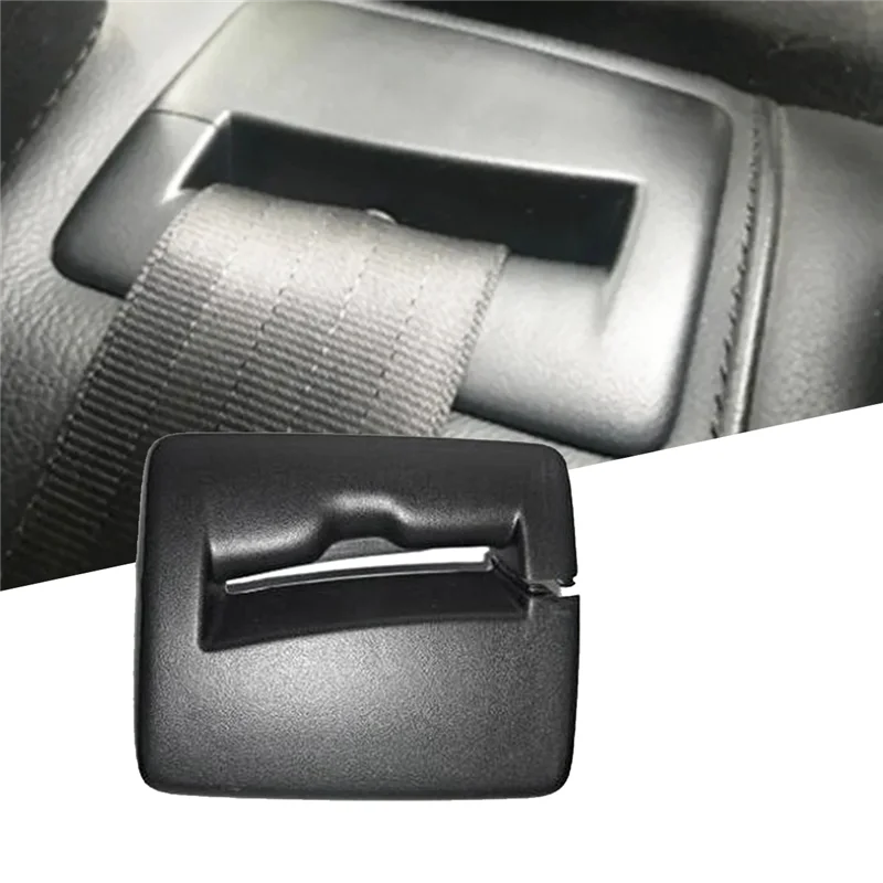 Car Seat Belt Guide Caps 3C0857781B82V for VW Passat Variant CC Golf 2006-2015 Rear Center Seat Belt Guide Cover Black