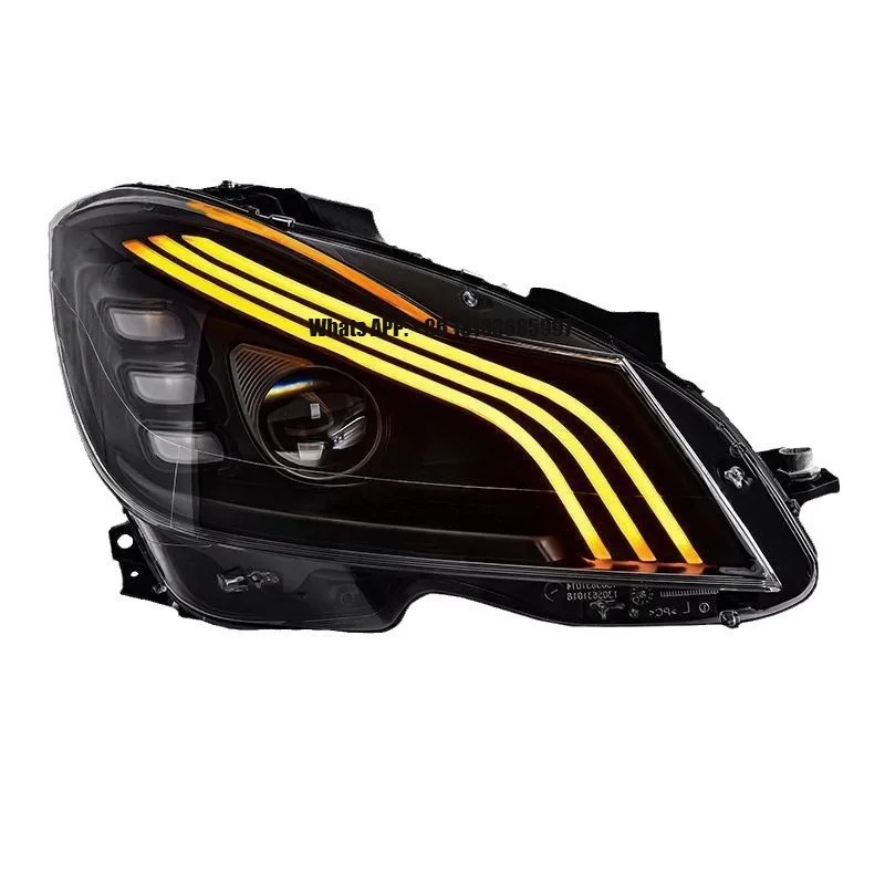 

FOR Mercedes C Class W204 Headlights Assembly C180 C200 for Maybach Style LED DRL Headlights