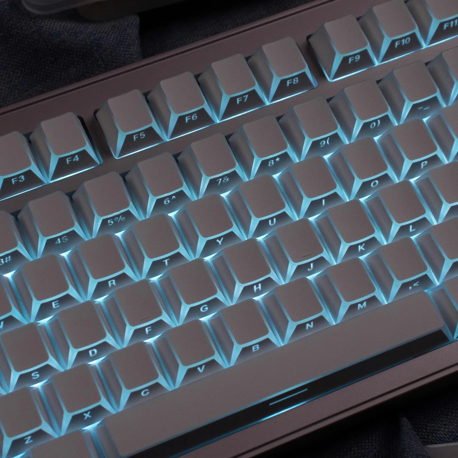 137 Keys Cherry Folding Shadow Theme Two-color Injection Molding Keycaps PBT for Mechanical MX Switch Keyboard