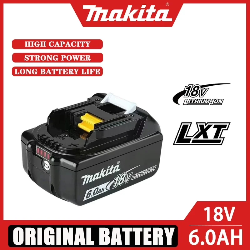 NEW Makita 18V 9Ah Battery 6Ah Li-ion Replacement LXT BL1860B BL1860 BL1850 BL1830 DHP482RFX9 BL1815 LXT400 for Cordless Drills