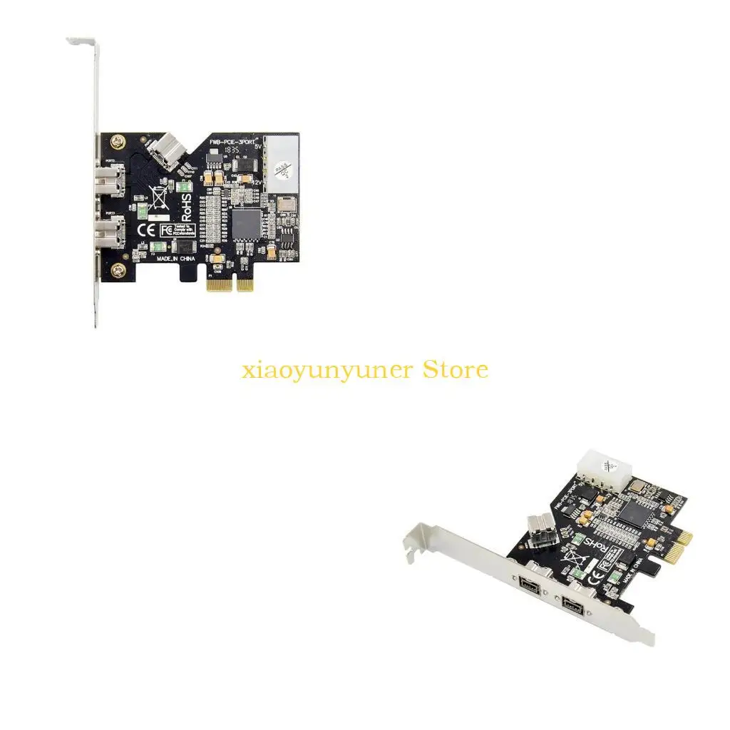 P9JB PCIe 3x1394B Firewire 800 PCI for Express to 1394B Vedio Card Expansion