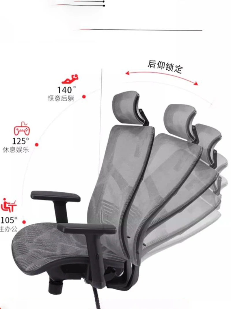 Luxurious Simplicity Office Chair Ergonomic Esports Computer Gaming Chair Home Vanity Silla De Escritorio Office Furniture LVOC