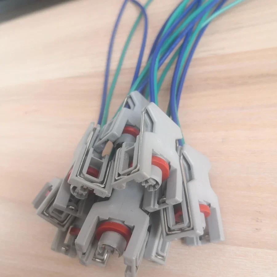 For Delphi 2 Pin 2 WaY Diesel Injector Connector Wiring Harness Plug Common Rail Injector Connector for Ford, Renault, Nissan