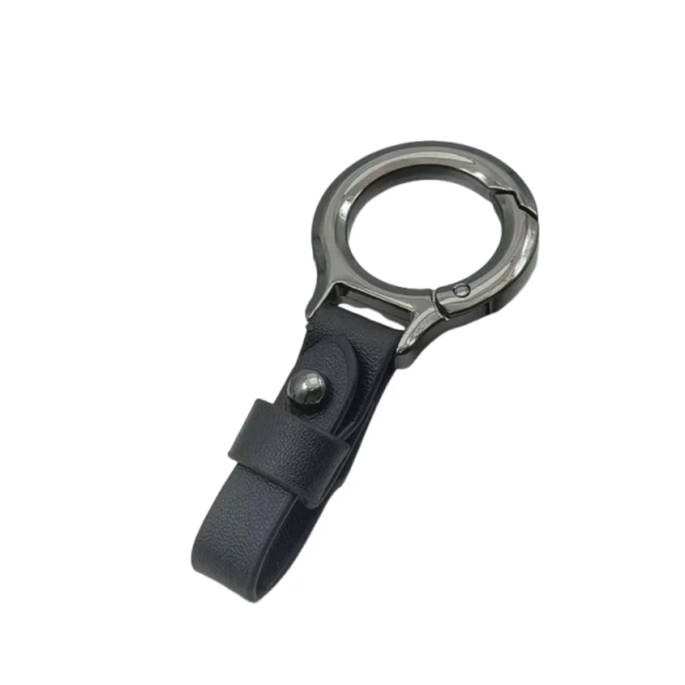 

Bag Pendant Simple Car Keychain Classic Anti Loss Leather Key Ring Portable Multifunctional Car Key Holder Business