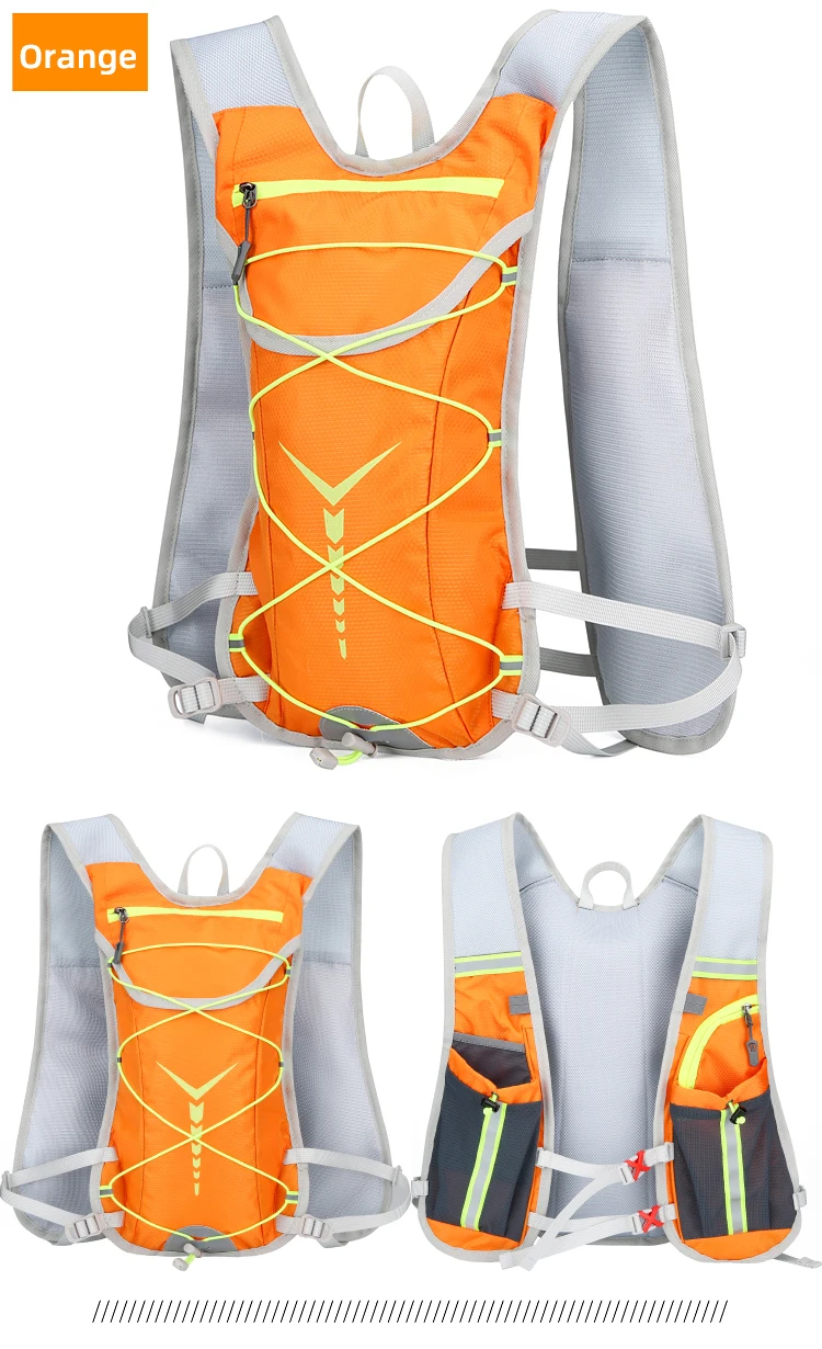 NEW Bike Radfahren Schließen Fitting Blase Rucksack Hydratation Tasche Lagerung Pack Marathon Laufen Jogging Knapsack Ultra Licht Wasserabweisendes Gewebe Triathlon Mini Rucksack – Detail 24