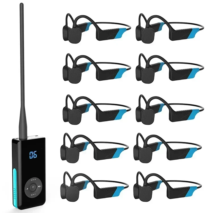 Ear Hook Wireless Bluetooth Swimming Training Headphones Headset Earphone FM Transmitter Bone Conduction Earphone Receiver