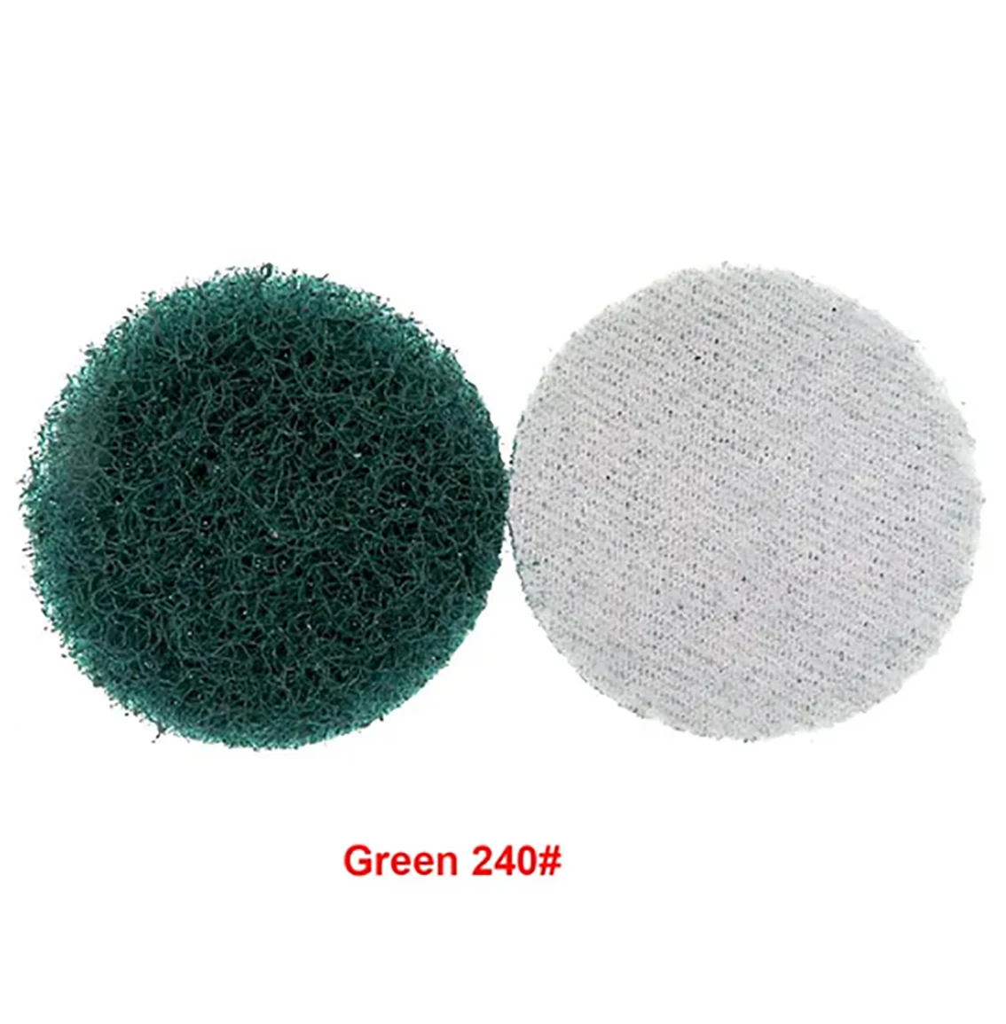1-100Pcs 1 inch 25mm Flocking Scouring Pad Round Nylon Fiber Abrasive Sanding Discs for Rust Removal Dusting Polishing Grinding