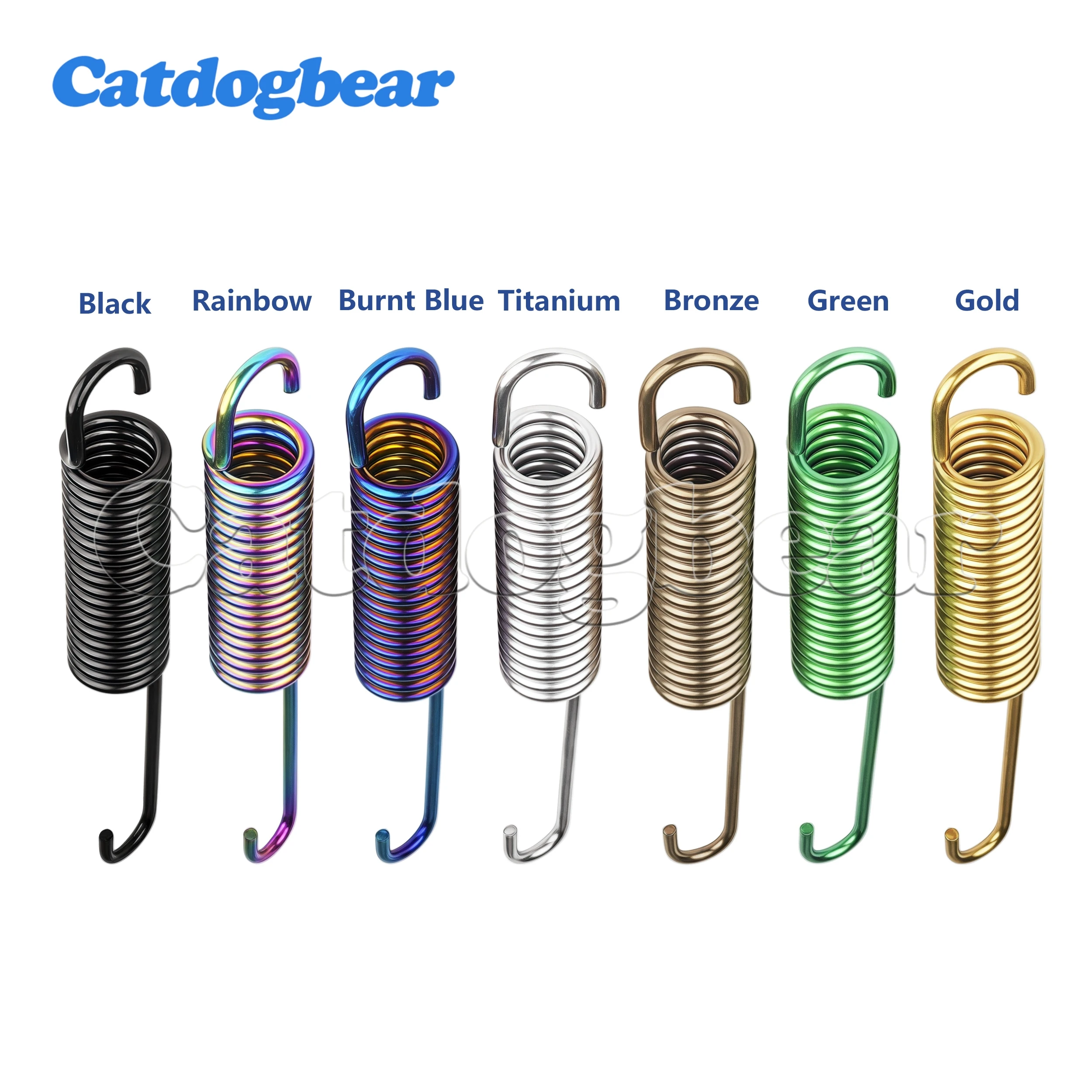 

Титановые болты Catdogbear, высококачественные пружинные аксессуары для мотоциклов, мотоциклетная труба, глушитель, пружинный крючок, прочный, легкий