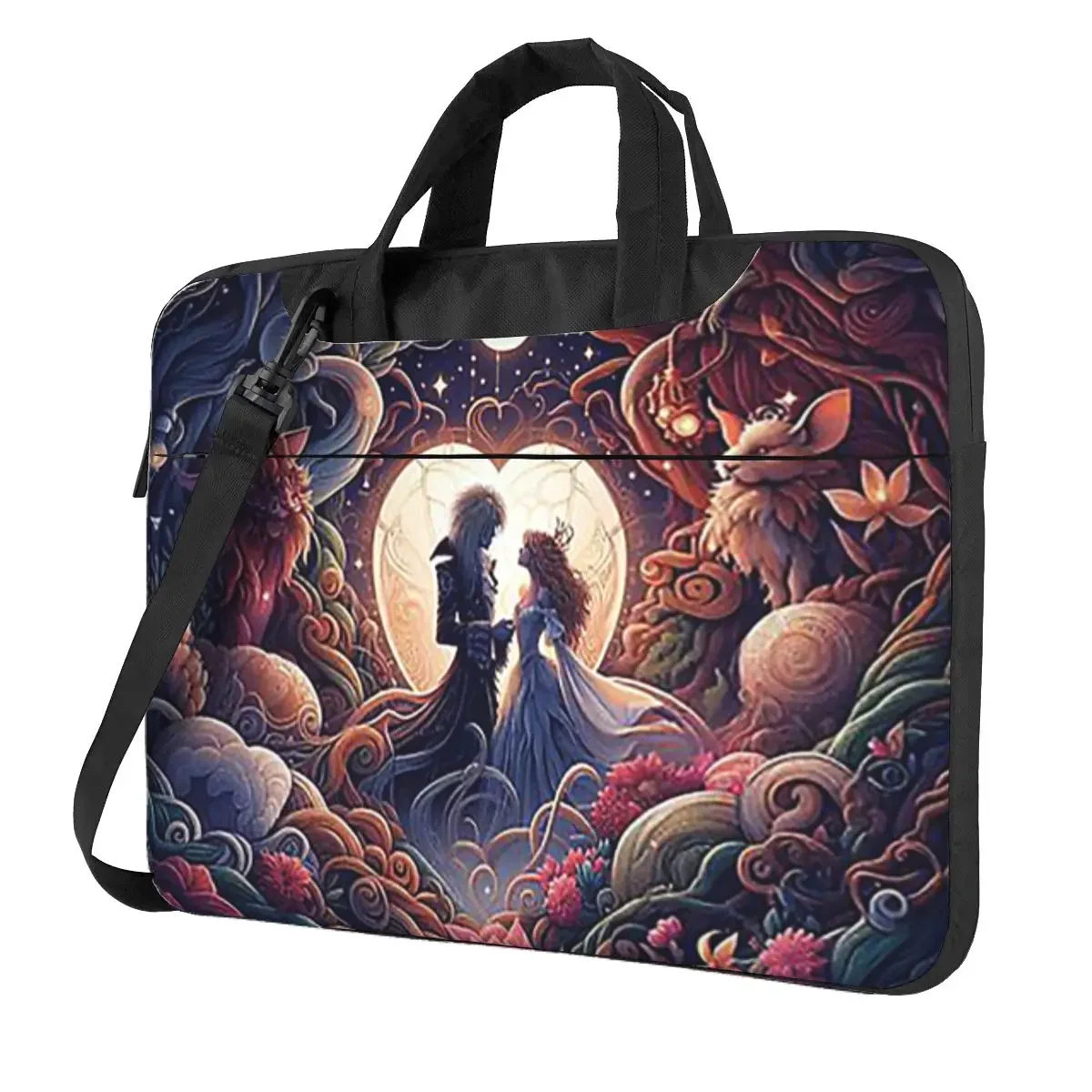 Jareth And Sarah's Alternate Labyrinth Ending Crossbody Laptop Bag Case Computer Bag Resistant Protective Notebook Pouch Macbook