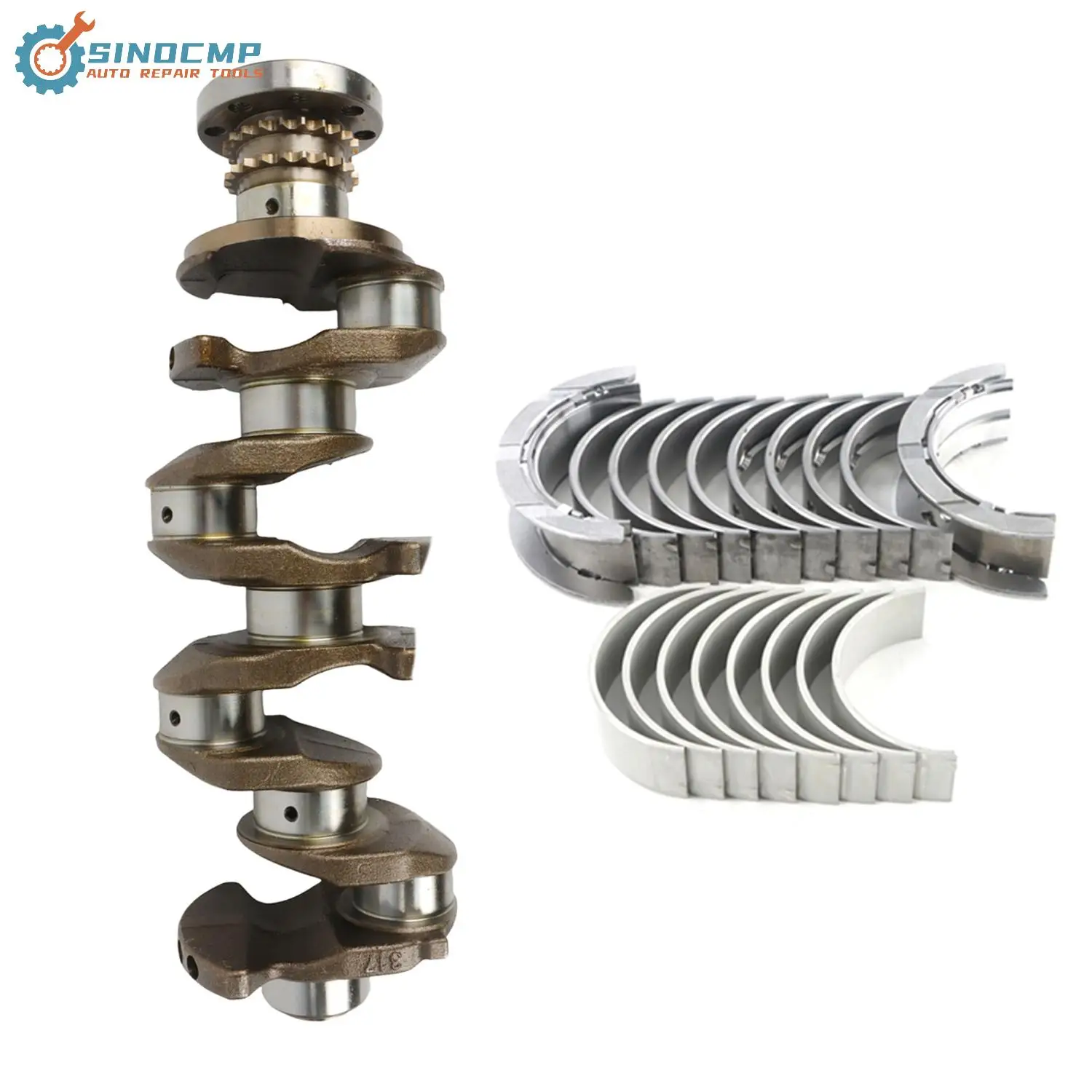 

1 комплект коленчатого вала двигателя N47, шатун и главный подшипник коленчатого вала для BMW X1 X3 X5 и 1 3 5 серии D20 2.0 11217803479 77951600