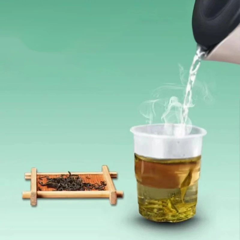 

50Pcs Plastic Disposable Clear Cup Outdoor Picnic Birthday Kitchen Party Tableware Party Cups For Cold Drinks High Quality