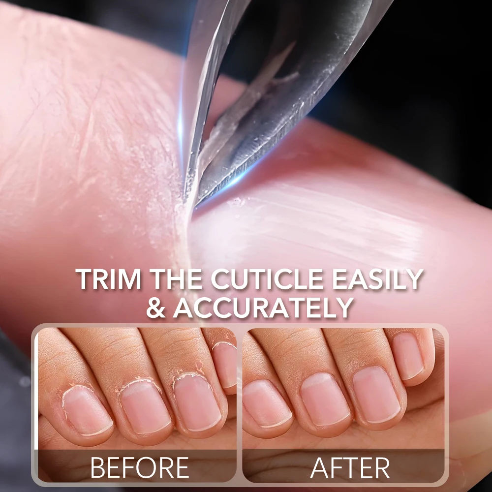 1Pcs 8mm 큐티클 니퍼 트리머 3/4 턱 큐티클 가위 스테인레스 스틸 클리퍼 커터 리무버 페디큐어 매니큐어 네일 도구