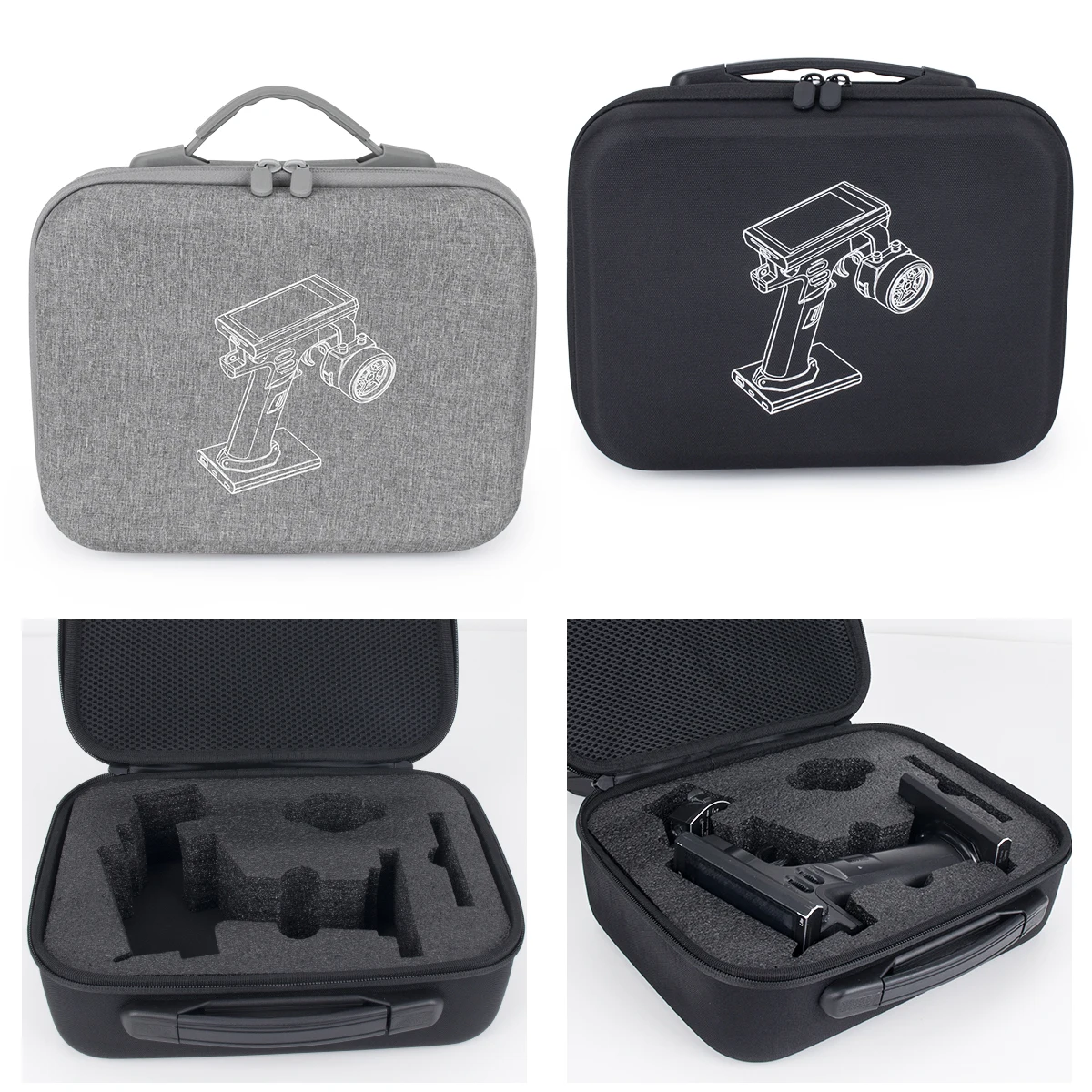 Remote Controller Carrying Bag Storage Handbag Waterproof Portable for RC Car Noble NB4 Transmitter Parts view 3