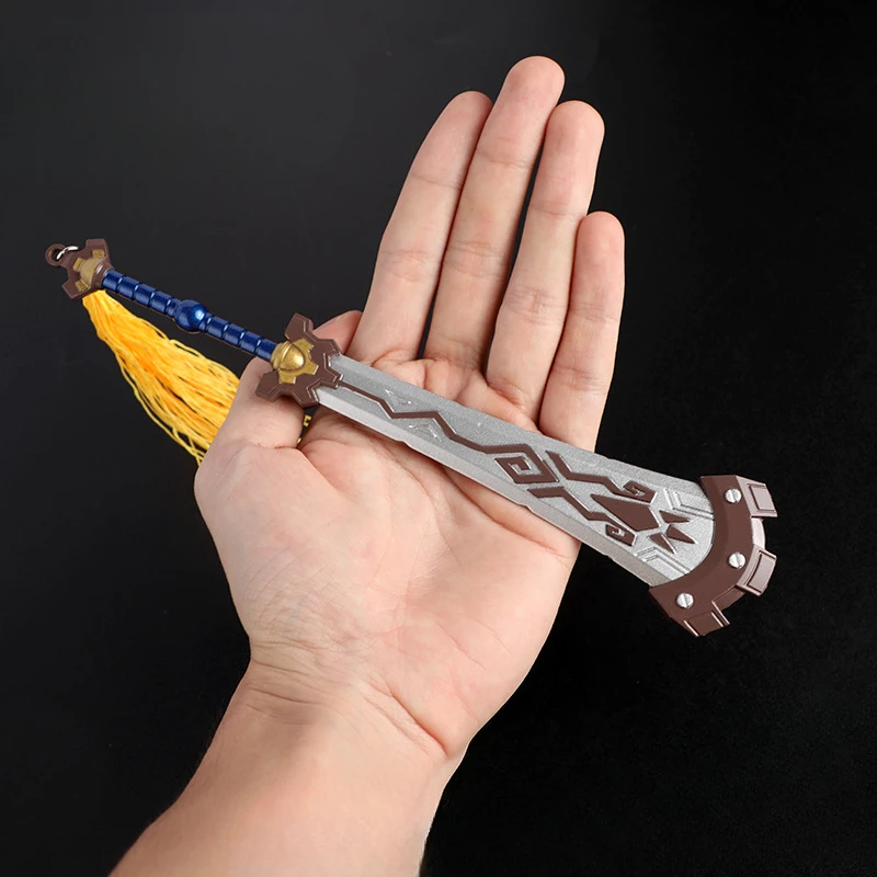 8.66inch Zeldas Weapoon Rock Shattered Giant Sword Metal Craft Model Link Katana Game Tears of The Kingdom Peripherals Toys Boys