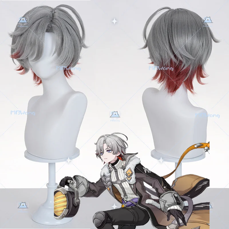 

Game Genshin Impact Illuga Cosplay Wig Illugi Cosplay Short Hair Role Play For Hallowmas Party Adult Women Men