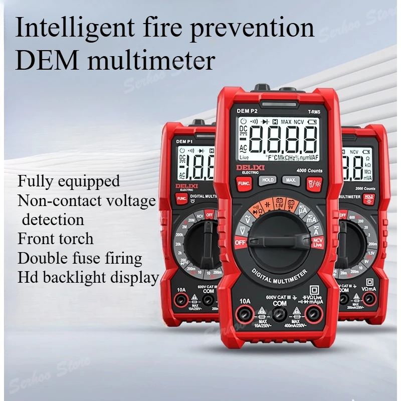 Multimeter digital high-precision intelligent anti-burn automatic digital display maintenance multifunctional meter 890C