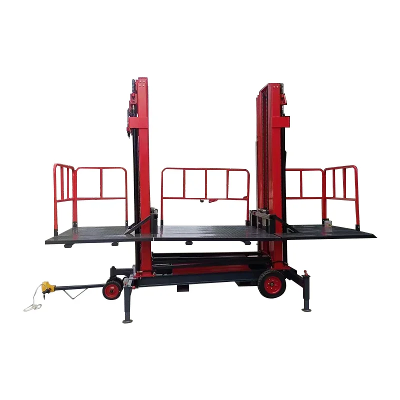 High-end adjustable and efficient portable scaffold elevator electric