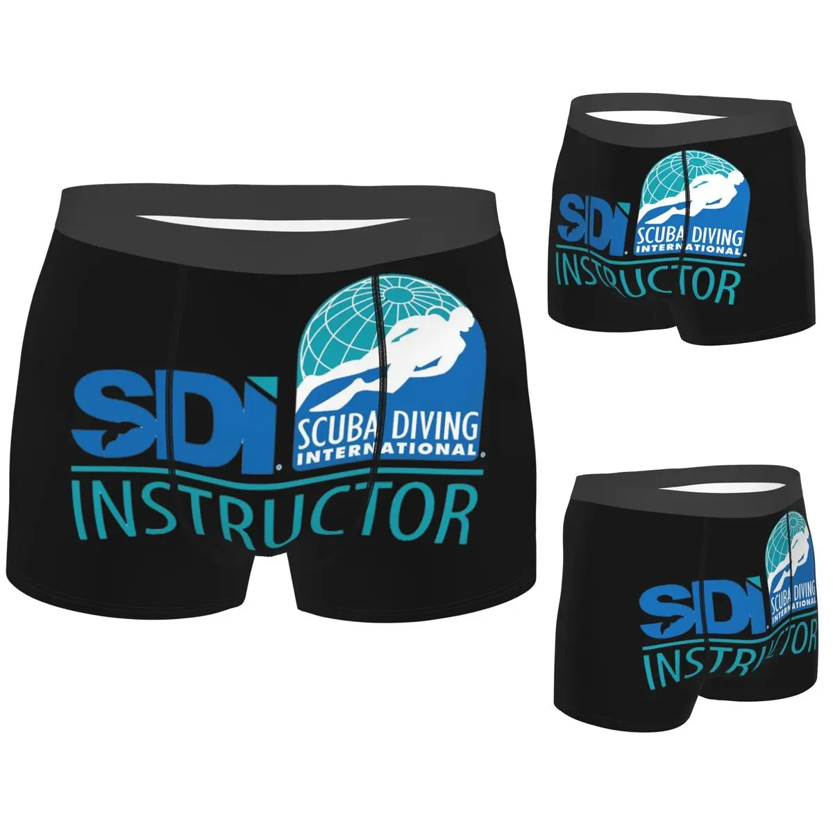 

Boxer Underpants Shorts Scuba Diving International (SDI) Panties Male Soft Underwear for Homme Man Boyfriend Gift